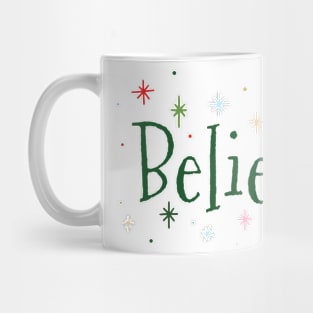 Believe in the mid century modern magic of Christmas! Mug